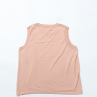 MEYAME / COTTON KNIT SLEEVELESS PINK