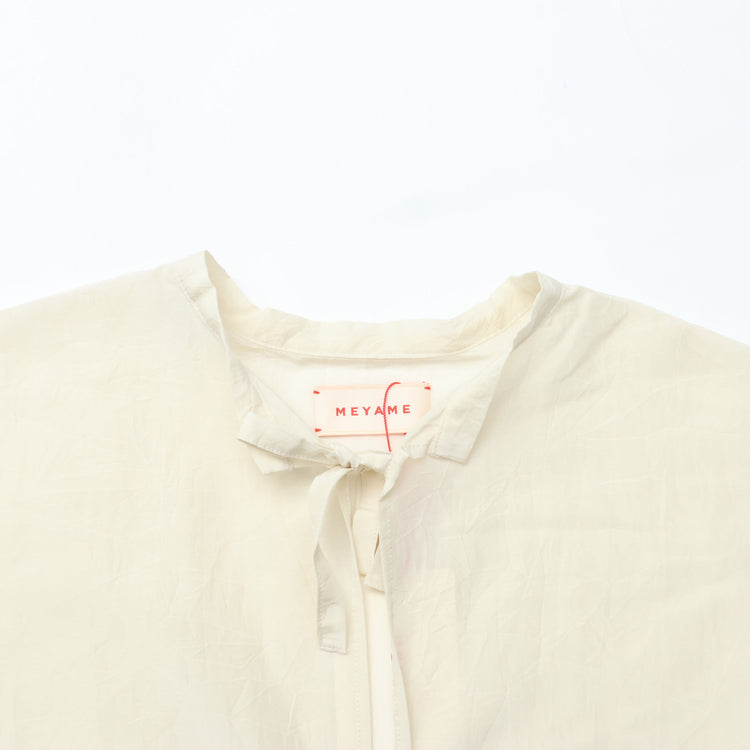 MEYAME  COTTON SILK BLOUSE JACKET CREAM