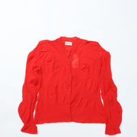 MEYAME / LIGHT KNIT CARDIGAN RED
