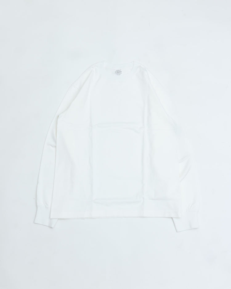 Yonetomi NEW BASIC T-SHIRT 〈LONG SLEEVE〉 WHITE