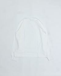 Yonetomi NEW BASIC T-SHIRT 〈LONG SLEEVE〉 WHITE