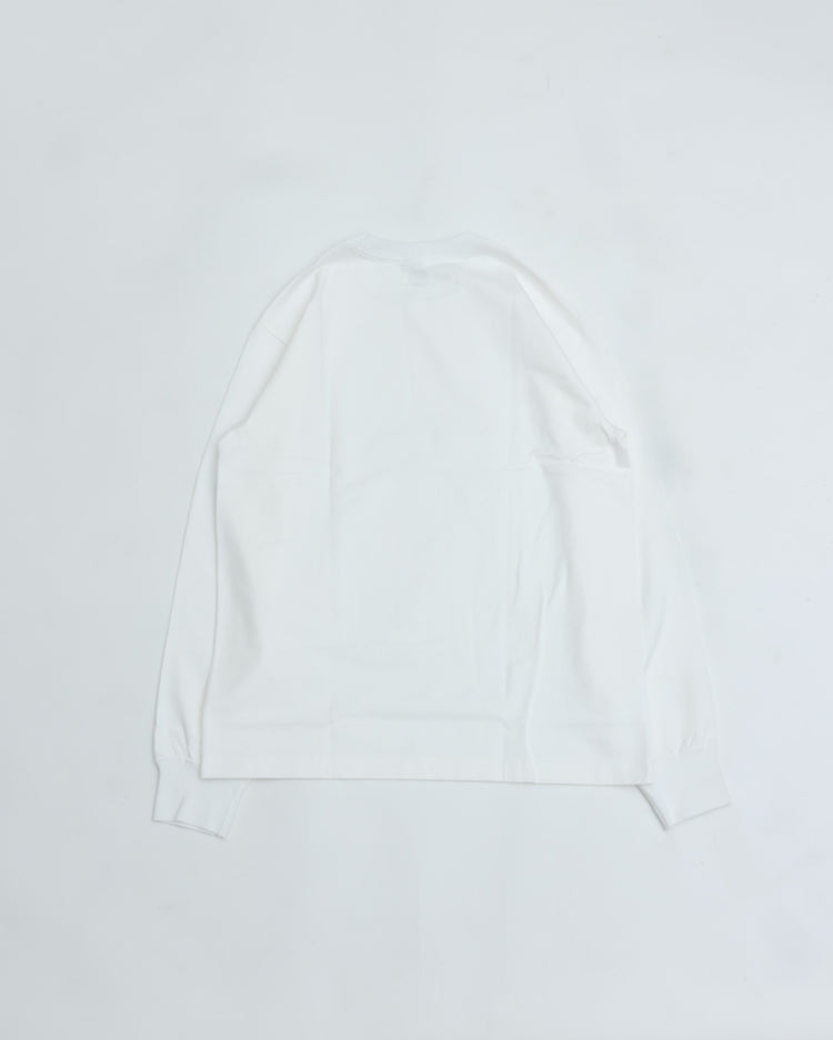 Yonetomi NEW BASIC T-SHIRT 〈LONG SLEEVE〉 WHITE