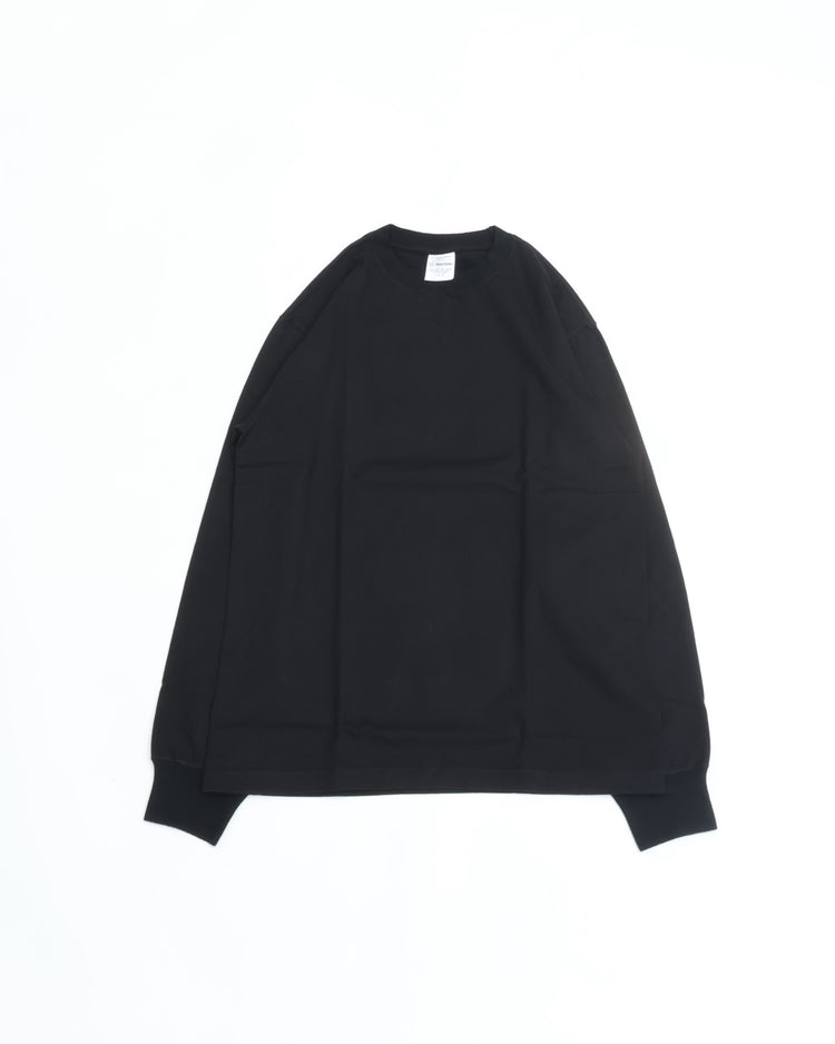 Yonetomi NEW BASIC T-SHIRT 〈LONG SLEEVE〉 BLACK