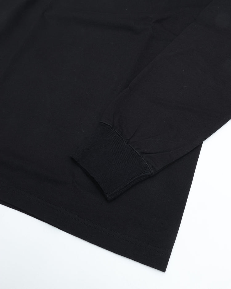 Yonetomi NEW BASIC T-SHIRT 〈LONG SLEEVE〉 BLACK