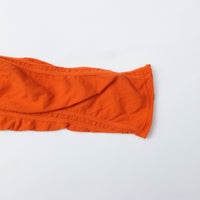 MEYAME / TUCKED JACQUARD PULLOVER ORANGE