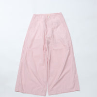 MEYAME / PIN STRIPE SIDE LINE WIDE PANTS PINK