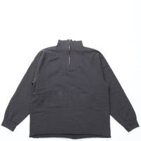 WALLA WALLA SPORT / 13oz ZIP UP PULLOVER USED BLACK
