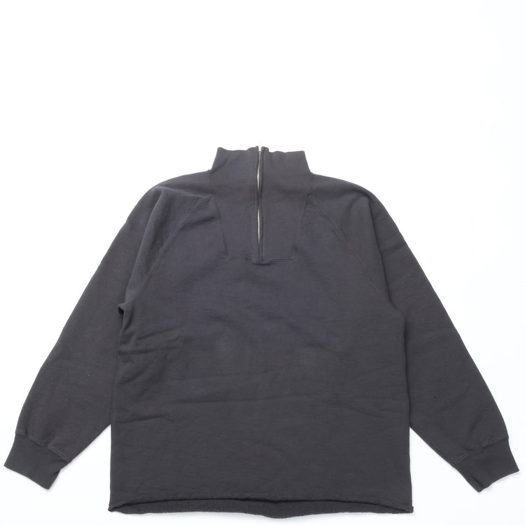 WALLA WALLA SPORT / 13oz ZIP UP PULLOVER USED BLACK