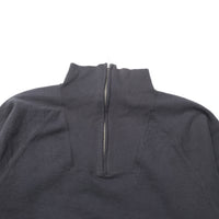 WALLA WALLA SPORT / 13oz ZIP UP PULLOVER USED BLACK