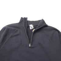 WALLA WALLA SPORT / 13oz ZIP UP PULLOVER USED BLACK