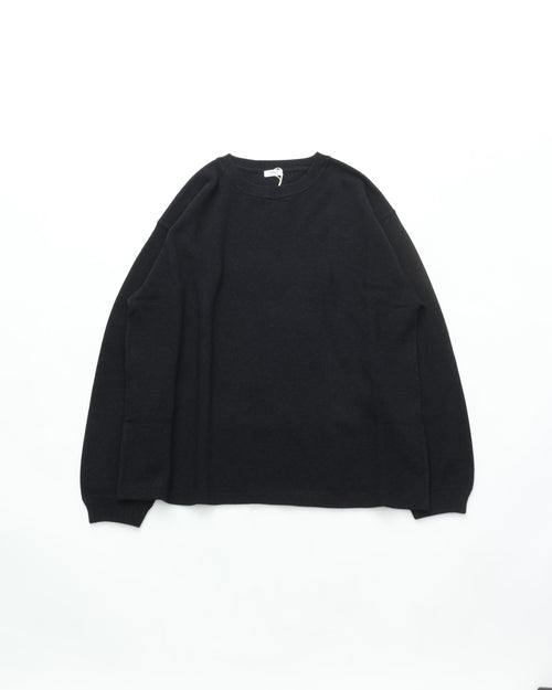 crepuscule  Co/Ra Moss Stitch P/O BLACK