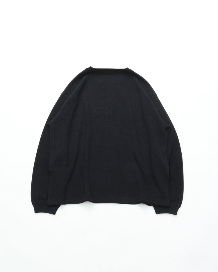 crepuscule Co/Ra Moss Stitch P/O BLACK