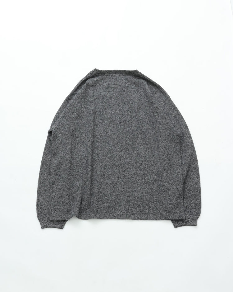crepuscule Co/Ra Moss Stitch P/O HEATHER GRAY