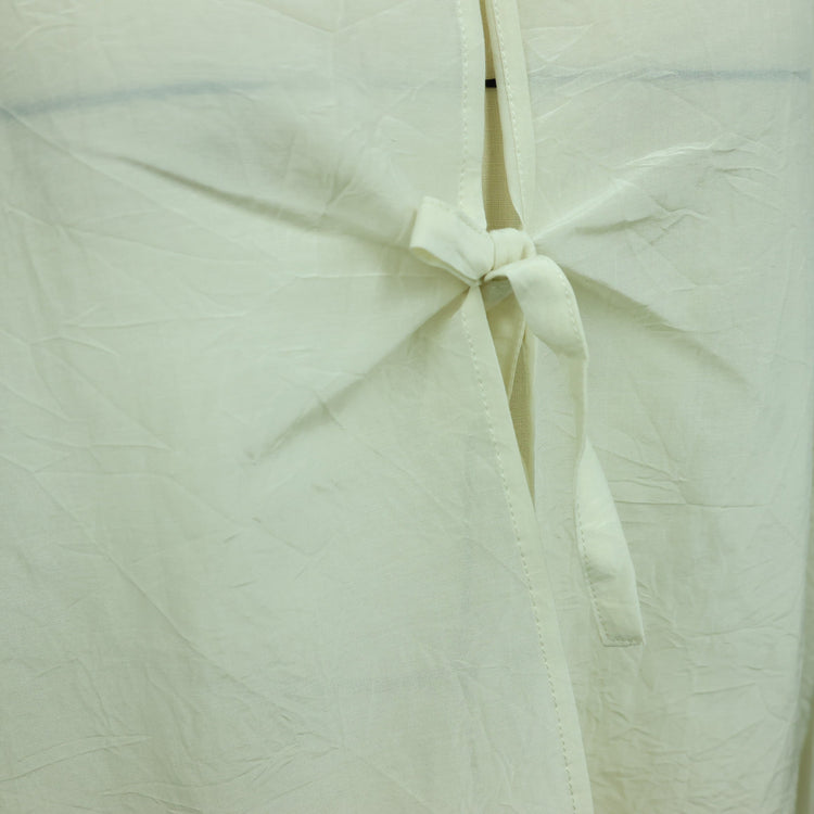 MEYAME  COTTON SILK BLOUSE JACKET CREAM