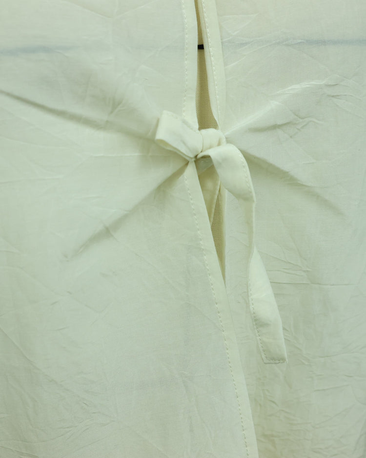 MEYAME  COTTON SILK BLOUSE JACKET SAX