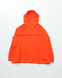 crepuscule  Poly Stretch Moss Stitch Anorak ORANGE
