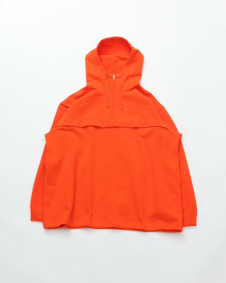 crepuscule  Poly Stretch Moss Stitch Anorak ORANGE