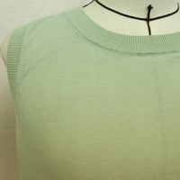 MEYAME / COTTON KNIT SLEEVELESS GREEN