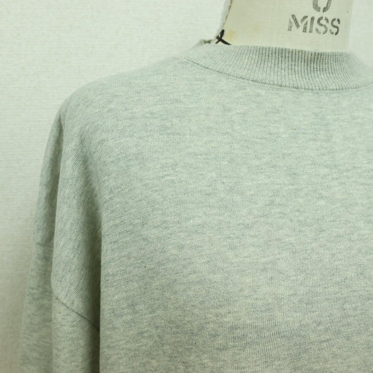 MEYAME  COTTON KNIT TEE HEATHER GREY