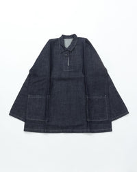 MITTAN    OC大麻ライトオンスデニムプルオーバー SH-150