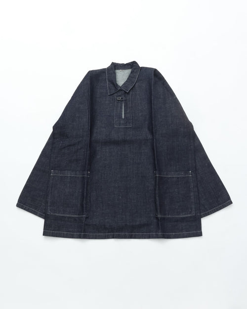 MITTAN    OC大麻ライトオンスデニムプルオーバー SH-150