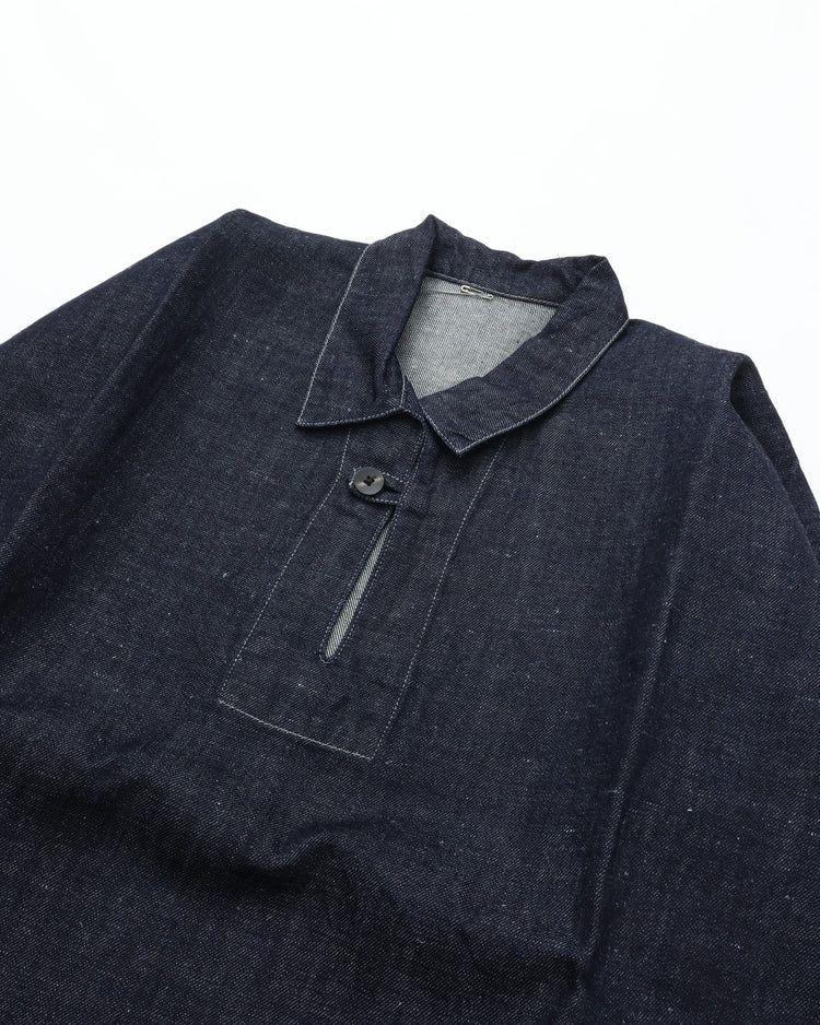 MITTAN    OC大麻ライトオンスデニムプルオーバー SH-150