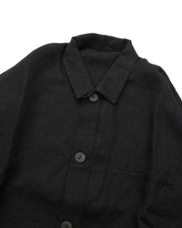 MITTAN Twill Hemp Flat Blouson JK-89 Black
