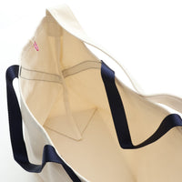 Riprap  A TOTE（CANVAS）  L    NATURAL/DK NAVY
