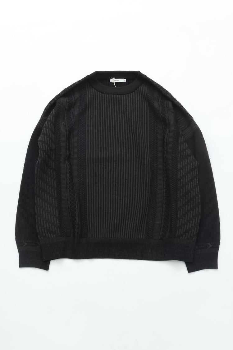 YASHIKI Yukishiro Knit (YSK-26SS-KN02 BLACK)