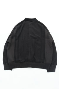 YASHIKI Kokuu Collar Cardigan (Grain Rain) BLACK YSK-26SS-KN03