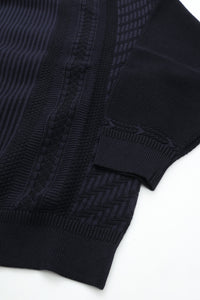 YASHIKI   Yukishiro Knit （雪代） YSK-26SS-KN02 DARK NAVY