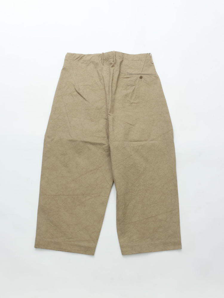 HAVERSACK   862622  高密度ツイル ワイドパンツ
