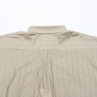 KANEMASA PHIL / 46G Atmosphere Stripe L/S Shirt KHAKI