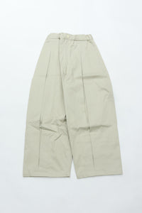 sage NATION  Box Pleat Trouser   Ivory