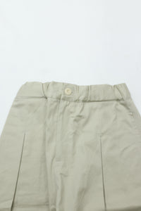 sage NATION  Box Pleat Trouser   Ivory