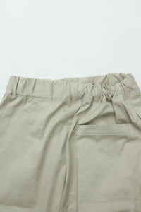 sage NATION  Box Pleat Trouser   Ivory
