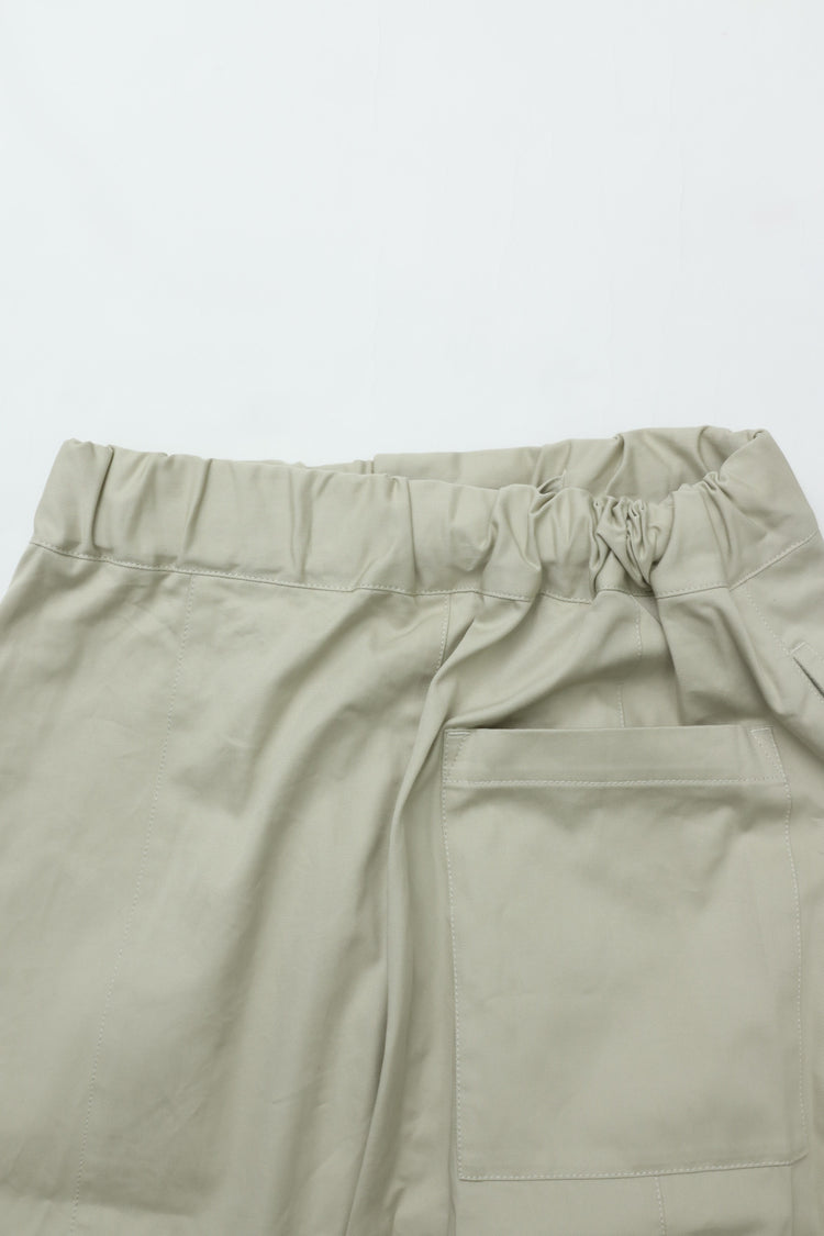 sage NATION  Box Pleat Trouser   Ivory