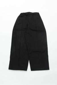 sage NATION  Box Pleat Trouser   Black
