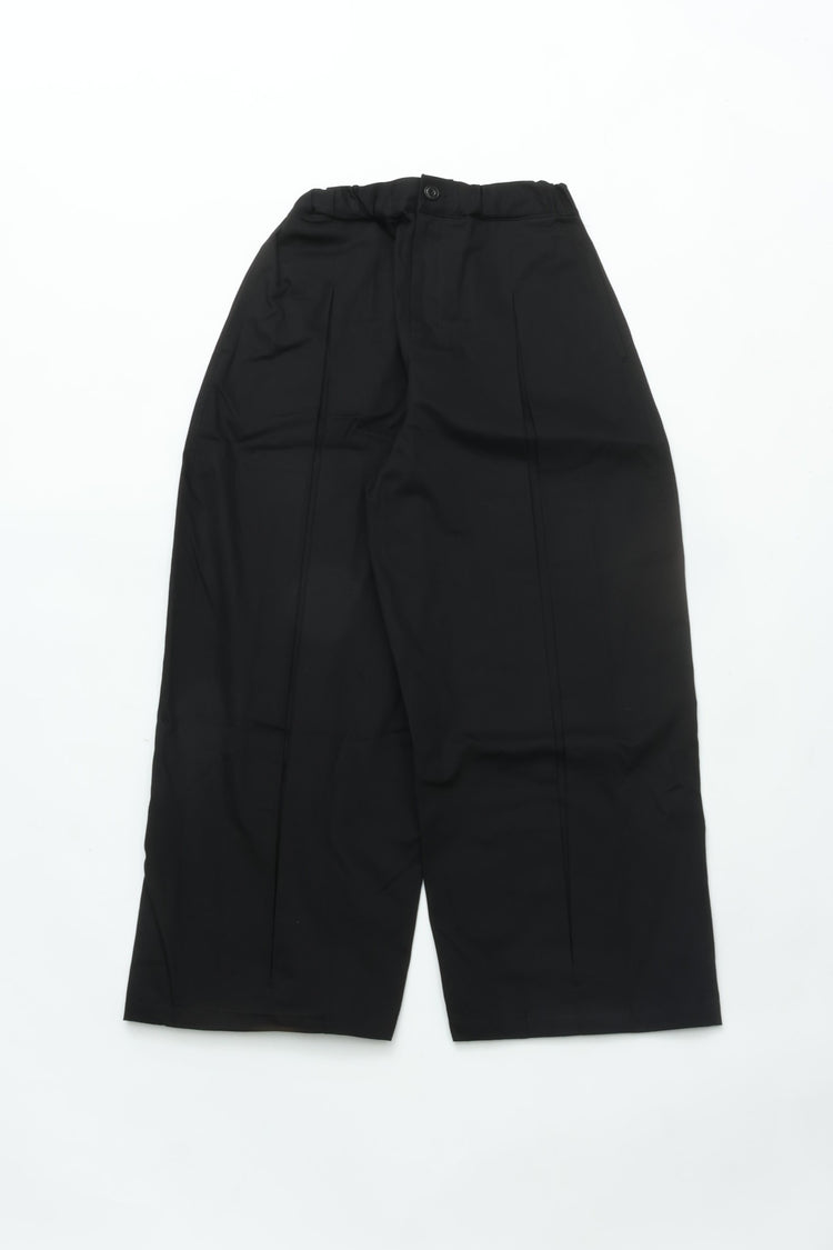 sage NATION  Box Pleat Trouser   Black