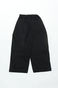 sage NATION  Box Pleat Trouser   Black