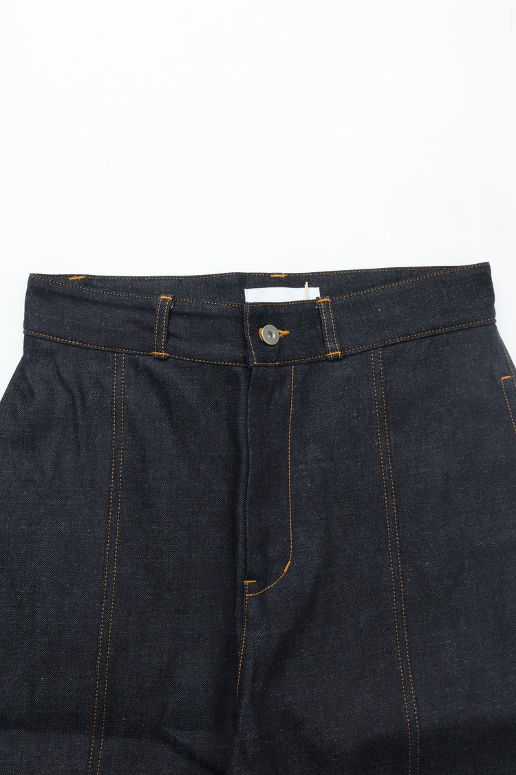 sage NATION  Welt Short Denim - Raw Indigo
