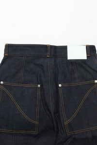 sage NATION  Welt Short Denim - Raw Indigo