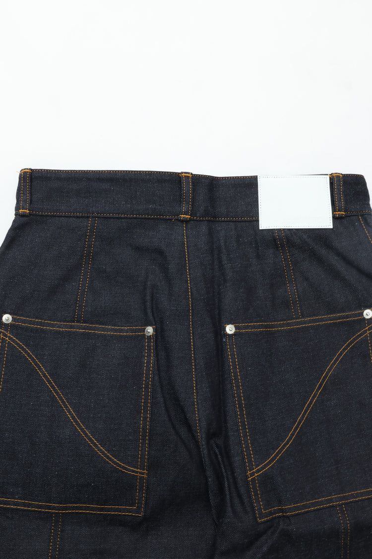 sage NATION  Welt Short Denim - Raw Indigo