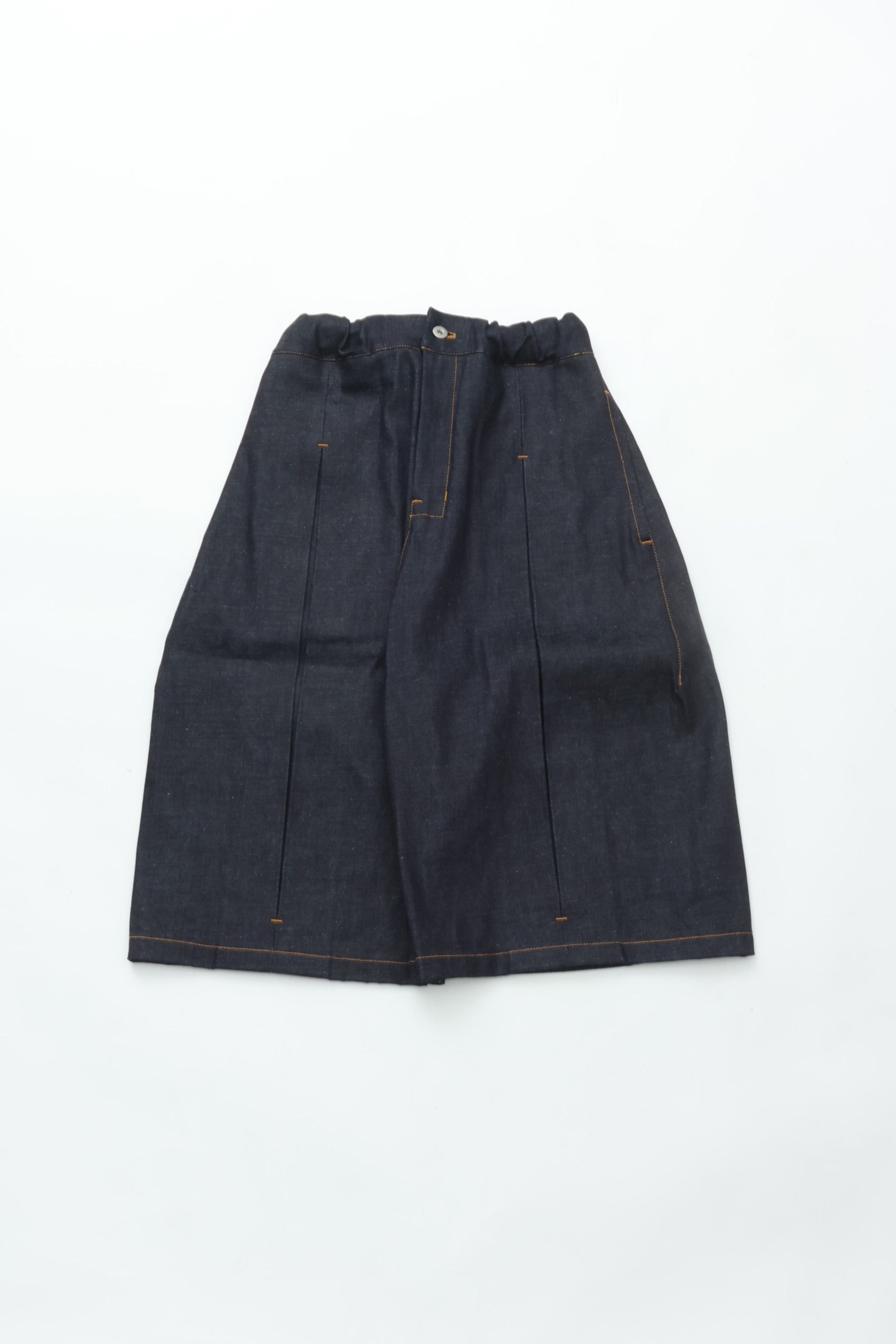 sage NATION Box Pleat Short Denim - Raw Indigo – CASDAY