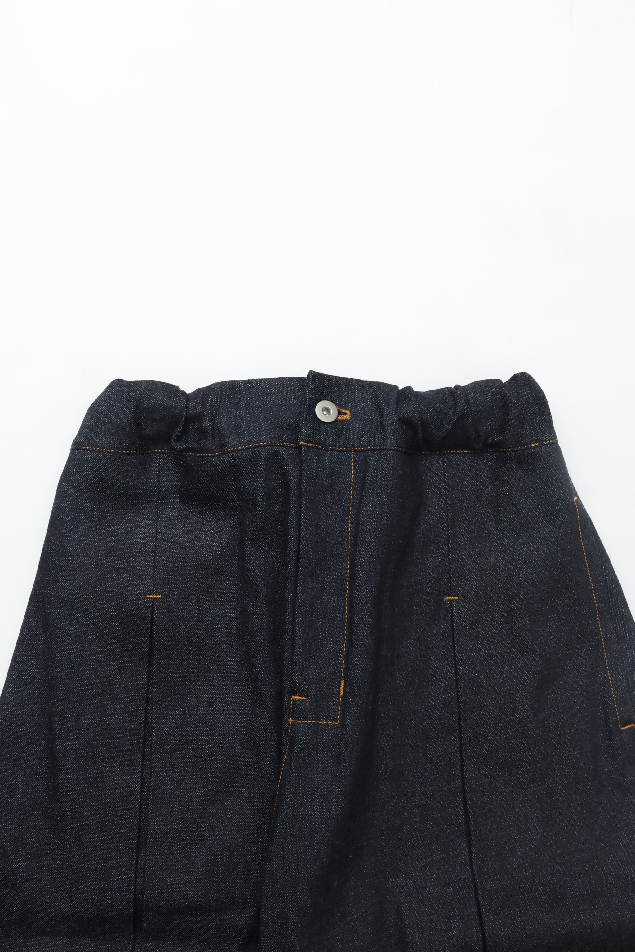 sage NATION Box Pleat Short Denim - Raw Indigo – CASDAY