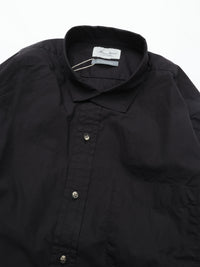 Marvine Pontiak Shirt Makers Italian Collar SH Black