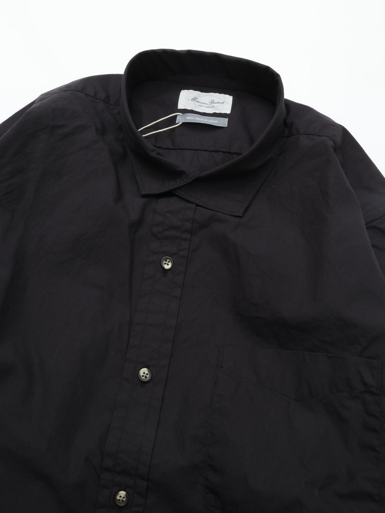 Marvine Pontiak Shirt Makers Italian Collar SH Black