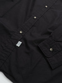 Marvine Pontiak Shirt Makers Italian Collar SH Black