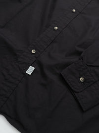Marvine Pontiak Shirt Makers  Italian Collar SH Black