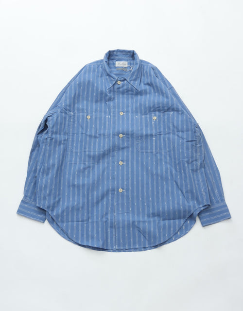 Marvine Pontiak Shirt Makers  Cover All SH L.Blue Dobby
